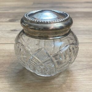 Antique Cut Glass‎ Apothecary Jar